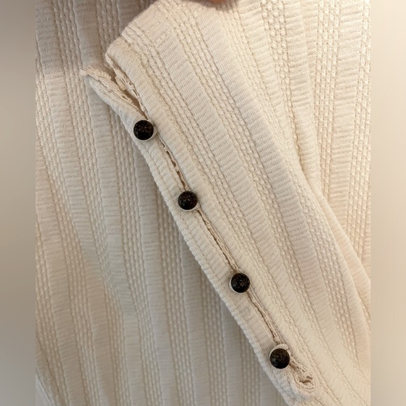 Free People Henley, Ivory, Size Small, EUC - Picture 6 of 8